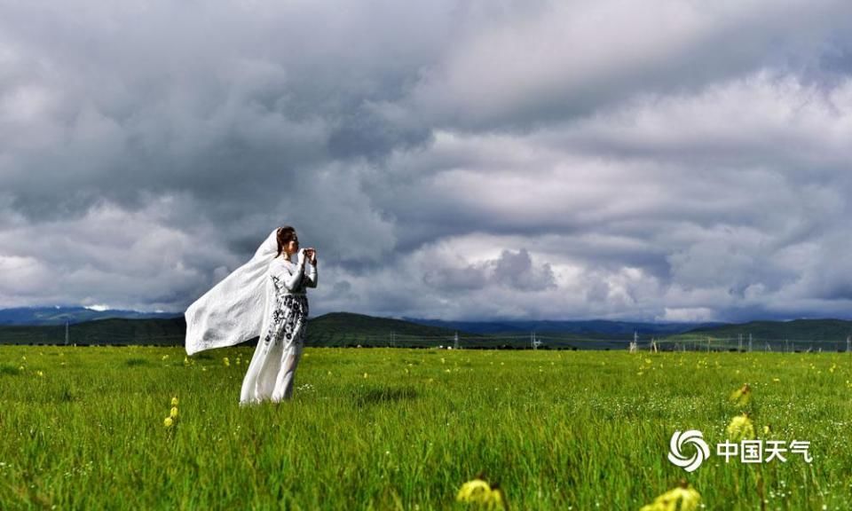 美丽的红原大草原