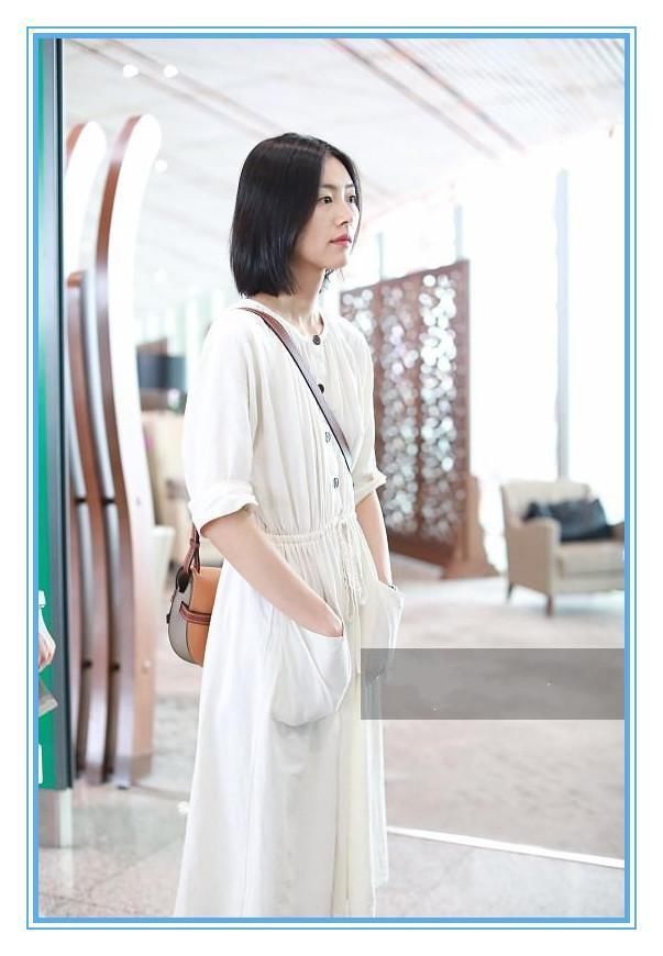 当江疏影和刘雯穿上白色长裙那一刻，我才知道真正气质脸长啥样！