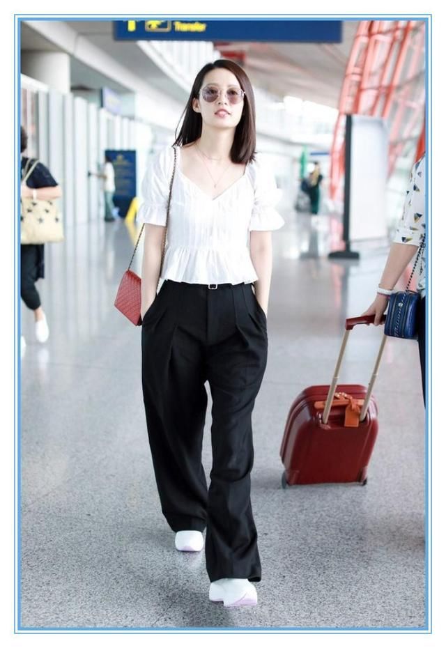 166李沁穿阔腿裤竟输156蔡依林？终于知道身高和比例哪个更重要了