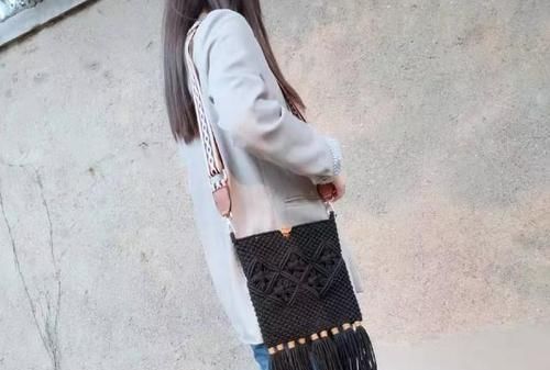  「两根」手编包那么美，谁还买包包啊，编绳包包附教程，一根绳子编织的包