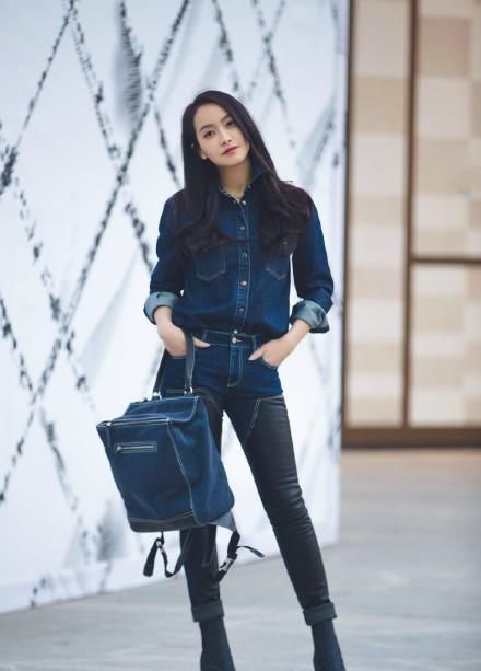 宋茜、郑爽、赵丽颖、赖雨蒙、李沁、刘诗诗 太适合穿牛仔服了吧