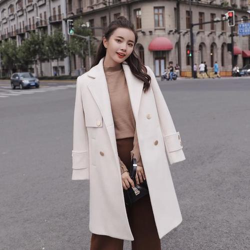 高端又时尚的毛呢外套,买件给妈妈穿,保暖又显气质