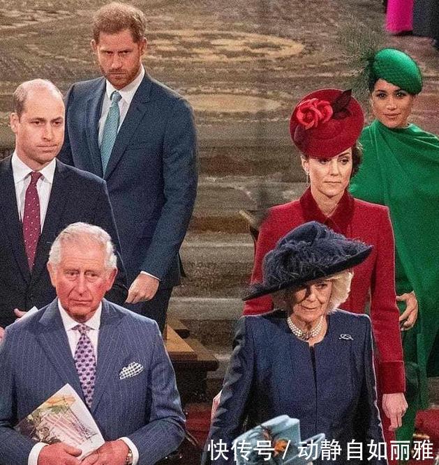  [卡米拉]哈里不屑掩饰情绪，在卡米拉婚礼露“仇人脸”，与梅根同框脸更丧