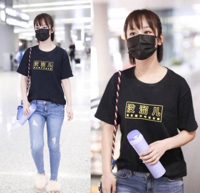 26岁杨紫终于穿对了！5千块的衬衫，撞衫80斤的张天爱都不输