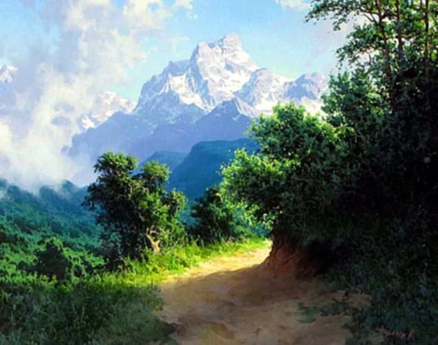 【醉在画中】俄罗斯画家米哈伊尔.费多罗夫风景油画