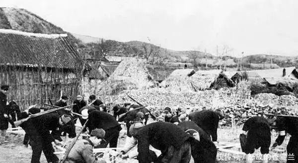  食堂@50年代罕见老照片农民斗地主，公社食堂吃大锅饭