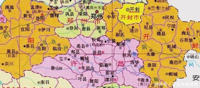 河南一市, 历史悠久, 曾面积较大, 后一分为四, 现是河南第四城