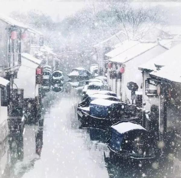 雪里山河，水墨中国