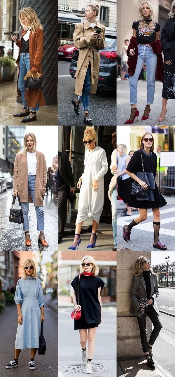 穿着相同鞋子 只有袜子能代表你的个性了