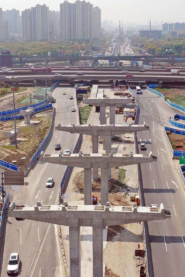  『全线』上海济阳路快速化改建工程全速推进，年底可实现全线结构贯通