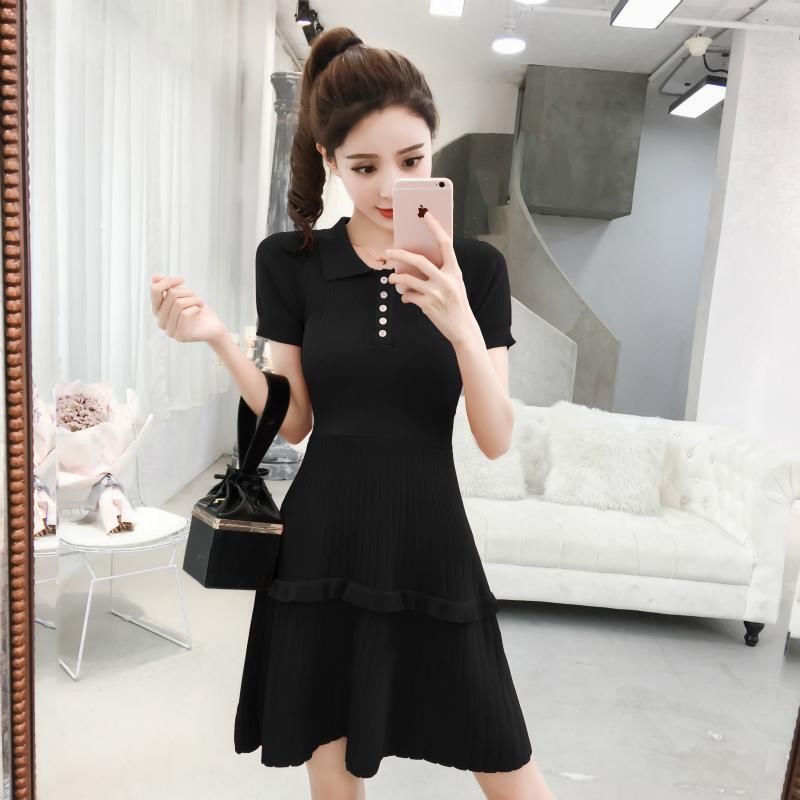 洋气好看的针织裙，修身又显瘦还特别时尚，上身彰显独特魅力