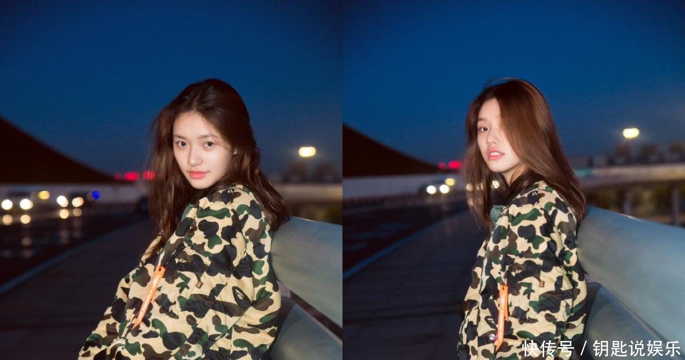 林允穿白色连衣裙现身, 却梳了个中分发型, 连老气感都显现了出来