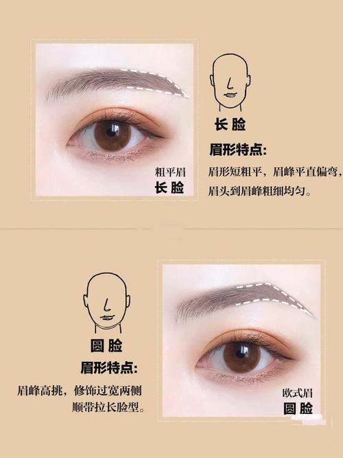 「画法」保姆级# 6种脸型的眉毛画法!有你的吗???
