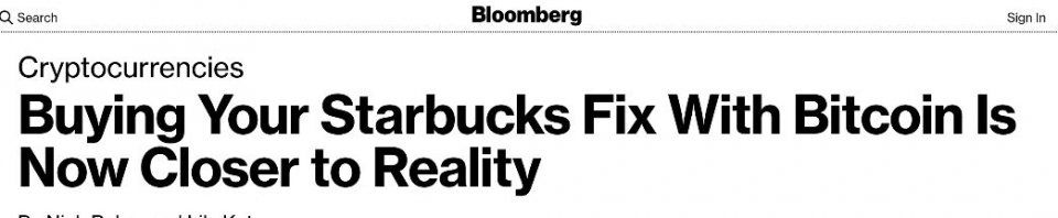 币圈每日辟谣| 大跌的原因和比特币买星巴克?
