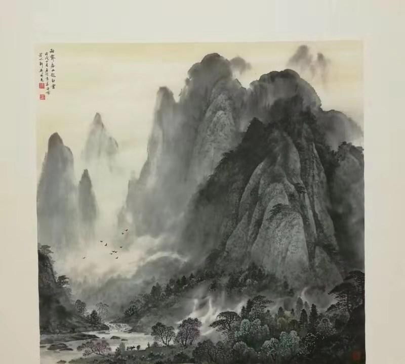  「建国」建国70周年重点推荐艺术家刘国志国画作品欣赏