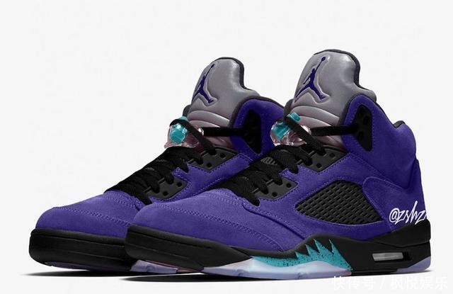 「紫葡萄」紫葡萄AirJordan5最新实物曝光!六月底正式发售