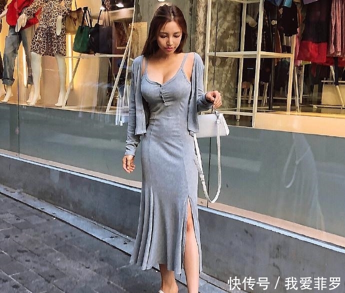  「美女」街拍美女：身材有型的小姐姐，美搭紧身裙，性感又迷人！