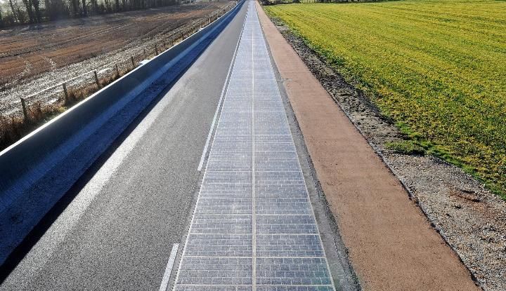  「太阳能发电」全球第一条太阳能发电公路：1千米耗资3661万，如