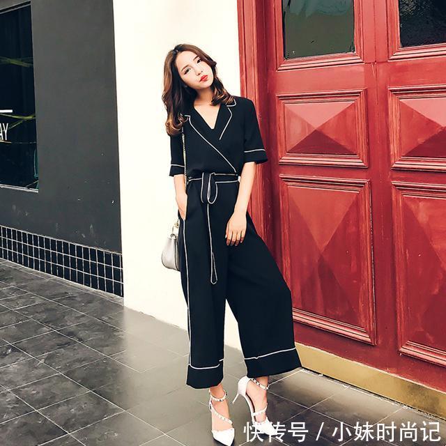  件套：30岁左右女性别穿太幼稚的衣服，时尚气阔腿裤套装，美丽不尴尬