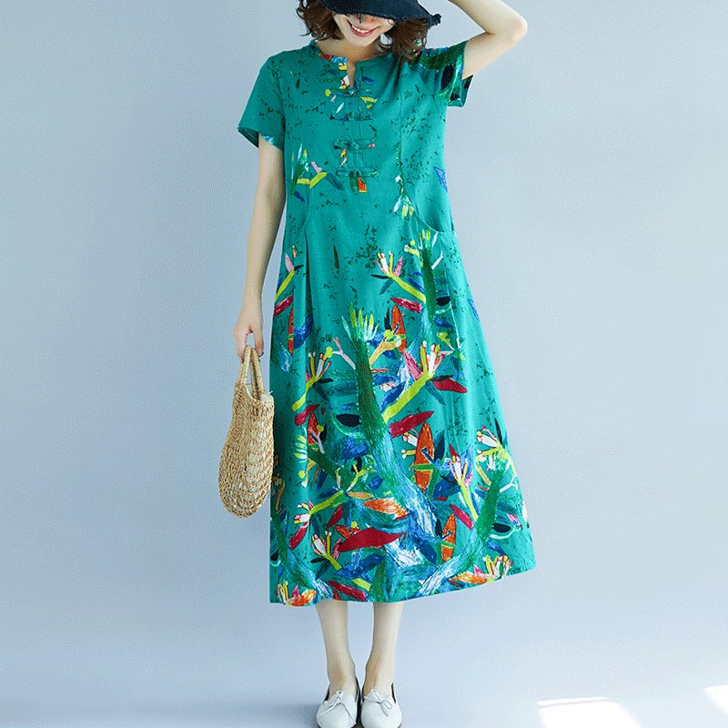 金九银十我们去出游，老婆穿这“棉麻”秋裙，美得路人一眼三回头