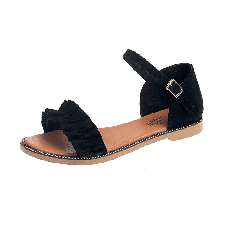 原来女人光脚穿凉鞋,这么美!每一步都风情万种