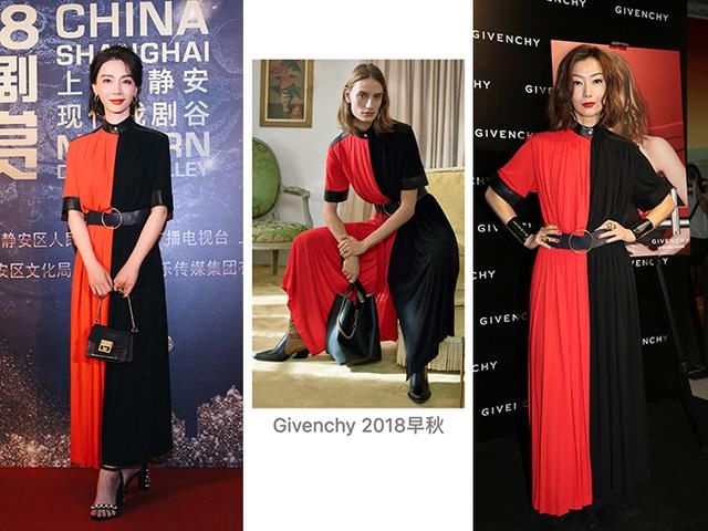 不对称连衣裙能逼死强迫症，金晨时髦范爷优雅，郑秀文略带老气