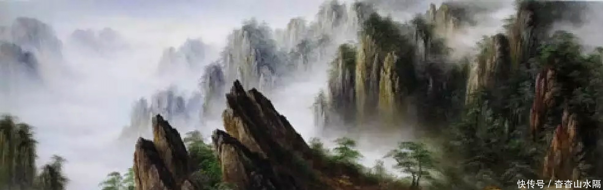 珍藏版山水画刀画，快收藏！