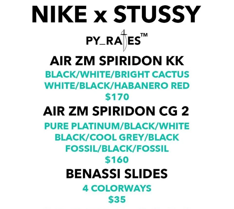  『Stussy』Stussy x 耐克联名第3款