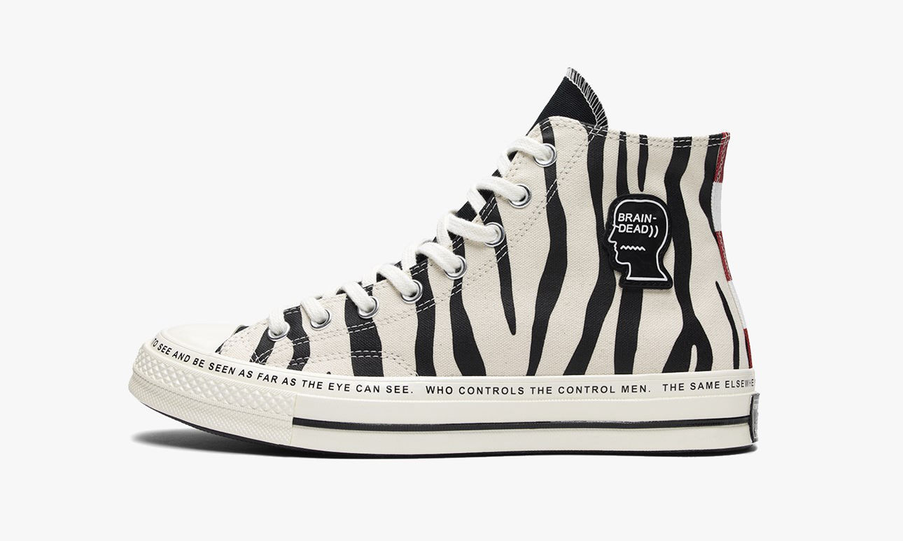 惊喜拼接组合，Brain Dead x CONVERSE 联名 Chuck 70 Hi 即将登场