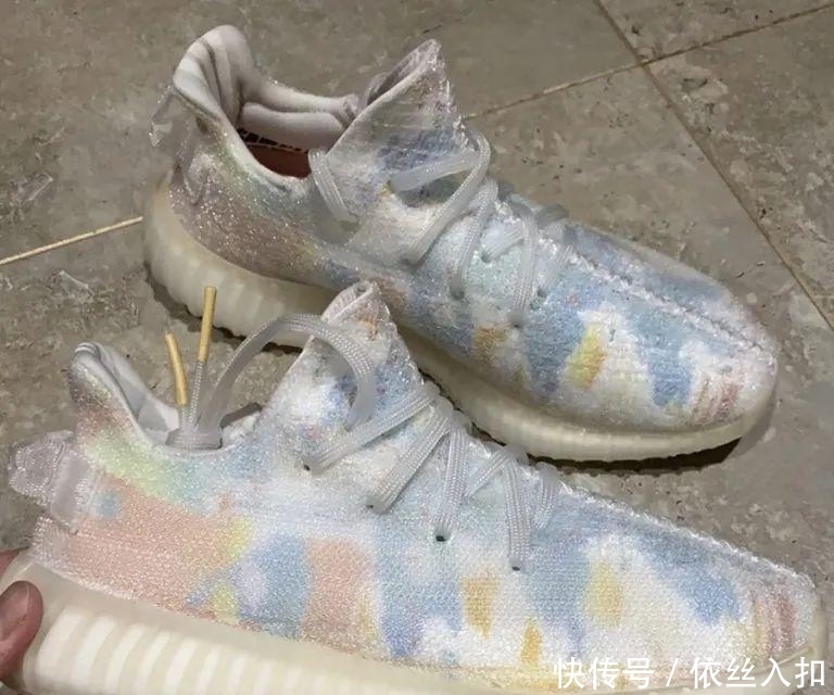 『拥有』YEEZY350“彩虹扎染”实物泄露,虽是亲友限定但你也能拥有