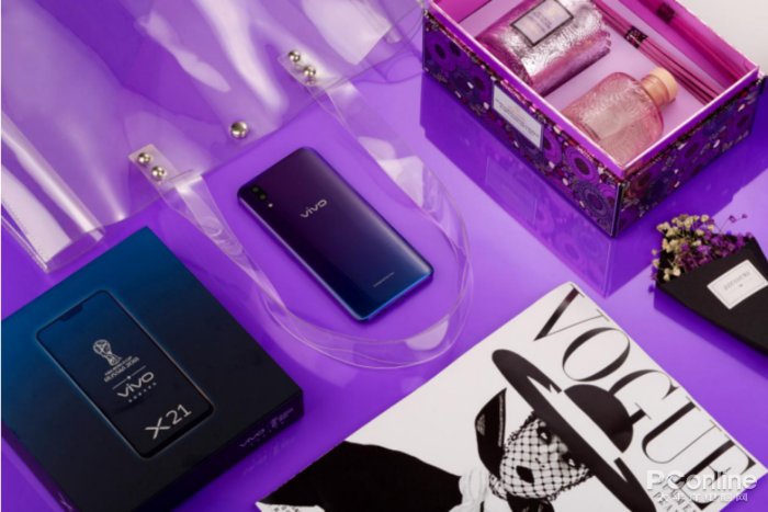 vivo X21魅夜紫香薰礼盒图赏:紫成一派的时尚飓风