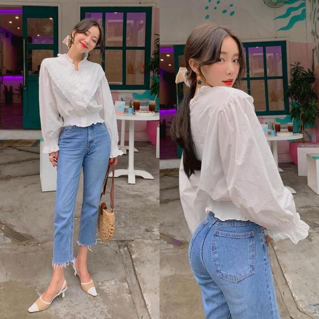  [牛仔裤]同样是穿牛仔裤，为什么别人穿得比你温柔？韩系穿法了解一下