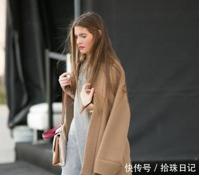  #宽松的版型#今年春天不要错过杏色穿搭，可盐可甜，百搭且不挑人