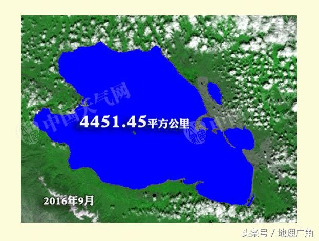 青海湖，曾预言为第二个罗布泊，但如今持续扩大，达到近百年顶峰
