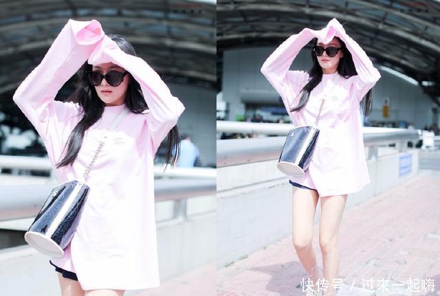 “不穿裤子”的邓紫棋，张天爱，张馨予，这才是显腿长的好方法