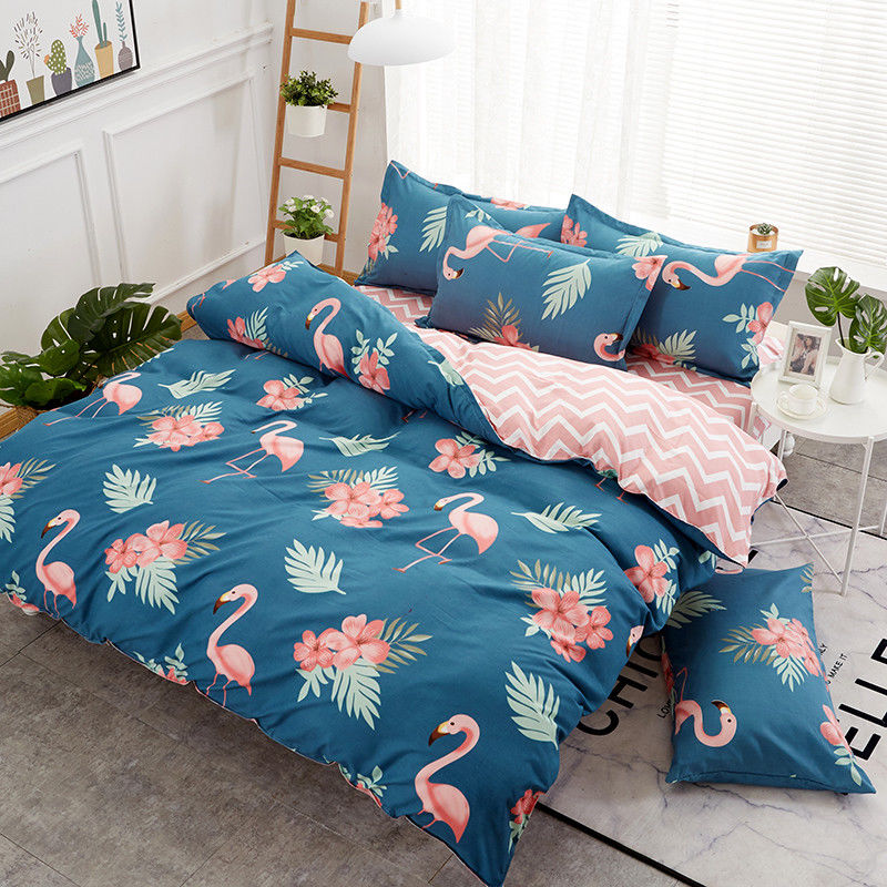 床品更新季，新款四件套上市了!即好看又好打理，简洁不失精致感