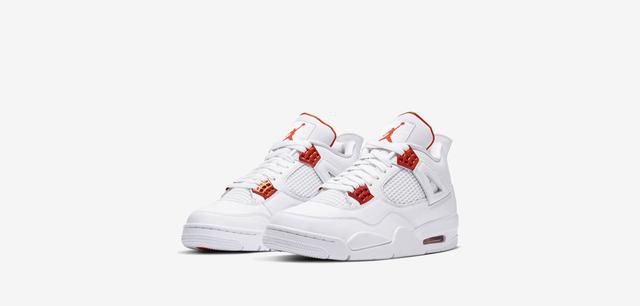  [白橙]纯白金属 AJ4 套装官网预告！白橙配色下周率先发售