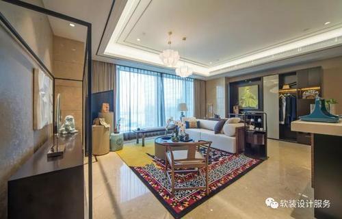 新中式大平层，禅意风范，韵味十足，看一眼都觉得奢华大气