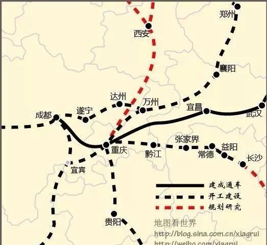  [客运专线]谁是中国最牛逼的高铁“米字型”城市？