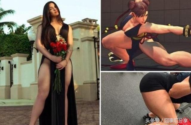 女子健身练成大象腿，在网上放了一张全身图，无数宅男疯狂膜拜！