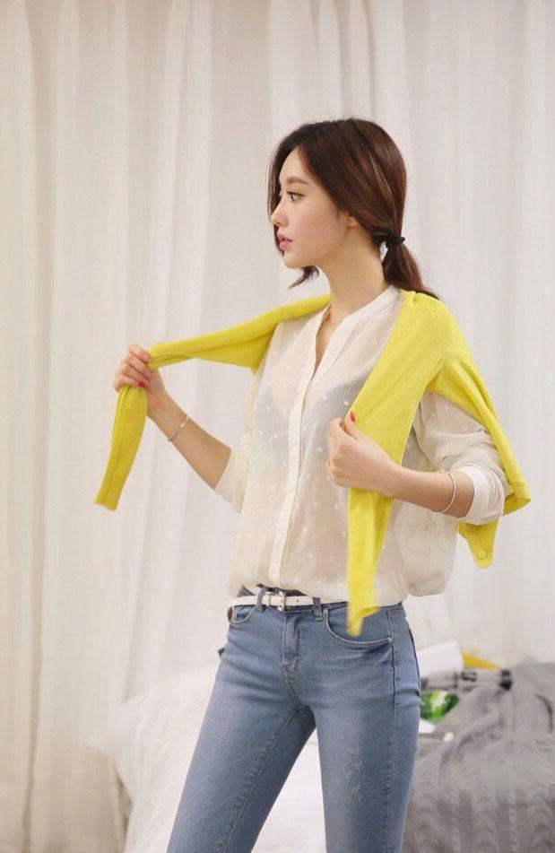 时尚紧身裤，臀部大的让你不再孤单，尽显优雅知性美