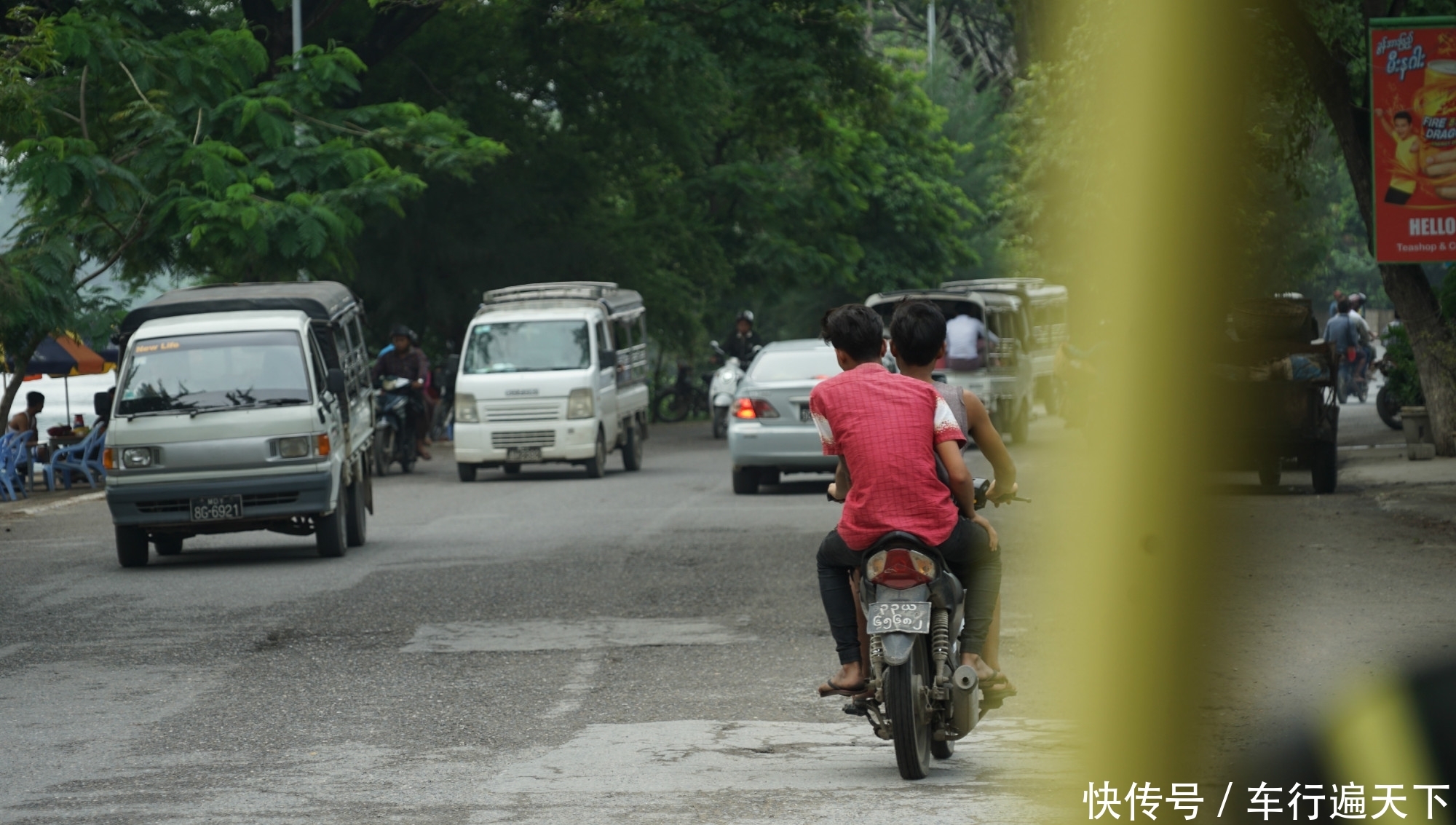 曾经的故都，缅甸如今的大城市，街头却依然藏着落后的慢生活