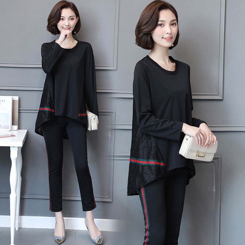 有肚子女人尽量别穿裙子,一款比一款洋气的卫衣套装,想不瘦都难