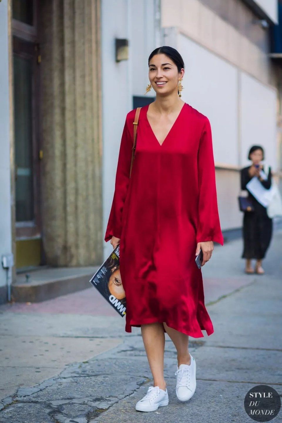 穿上真丝的你，美得很高级!