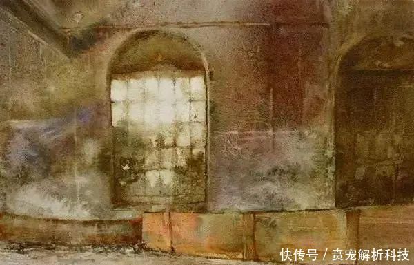  『画家』法国画家的灰调水彩画,太有质感啦