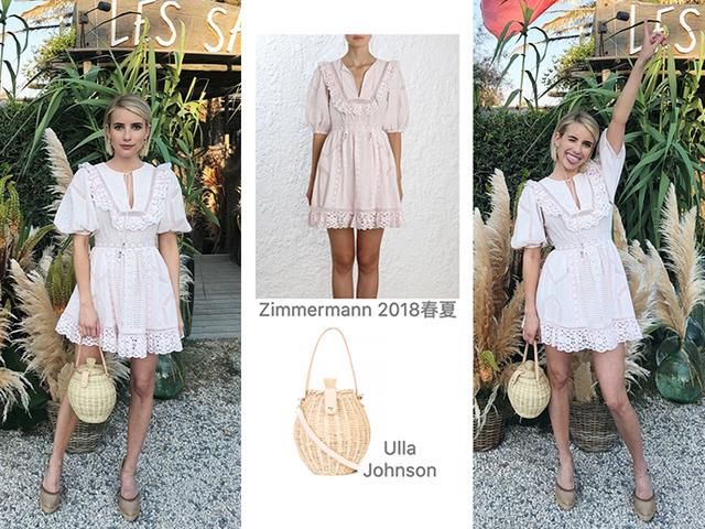 艾玛罗伯茨的飙高穿搭术了解一下，157cm也能凹出大长腿的既视感