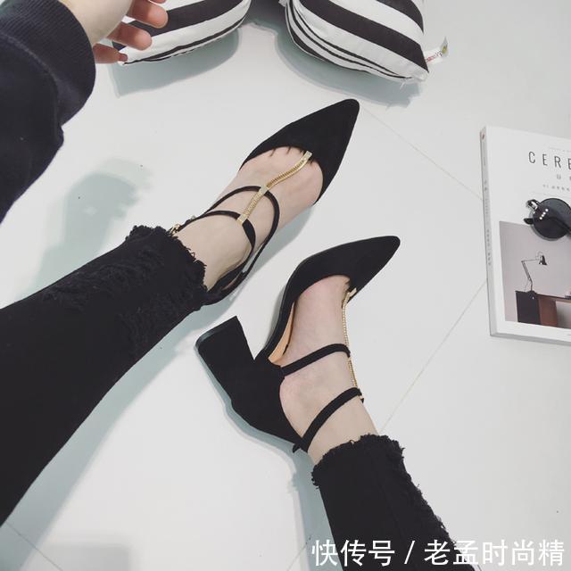  『春天』春天穿超好搭配的粗跟鞋，逛一整天不累脚是什么概念？