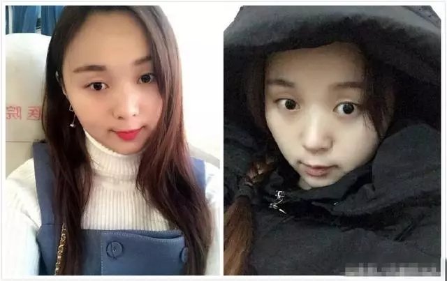 城市里打拼的农村姑娘回乡,晒了素面朝天的对比照,有点懵了!