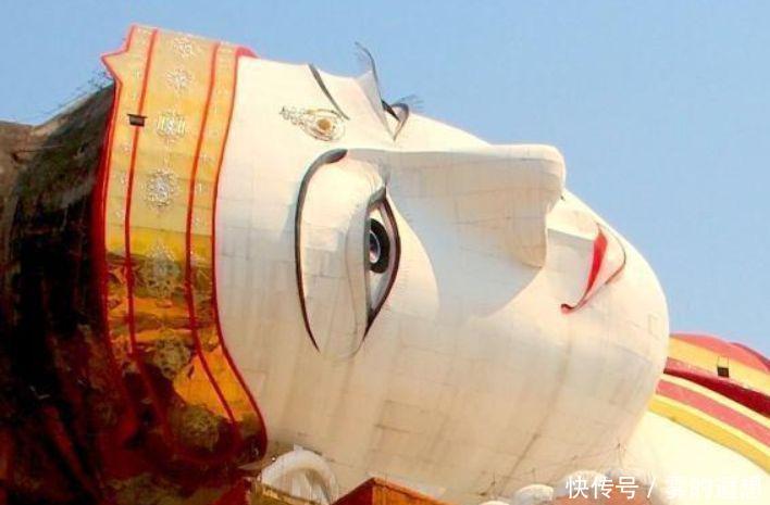 世界最大佛像,静静躺在山颠,佛是一座山,山是一座佛