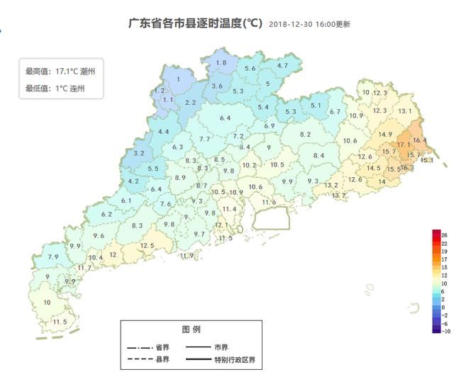 寒潮吹到海南岛，广西已经下雪，广东广西局部湿冷或打破纪录！